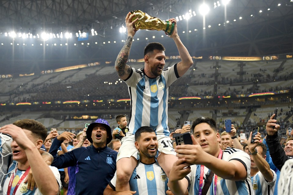 Lionel Messi lifted the World Cup replicating his idol Diego Maradona