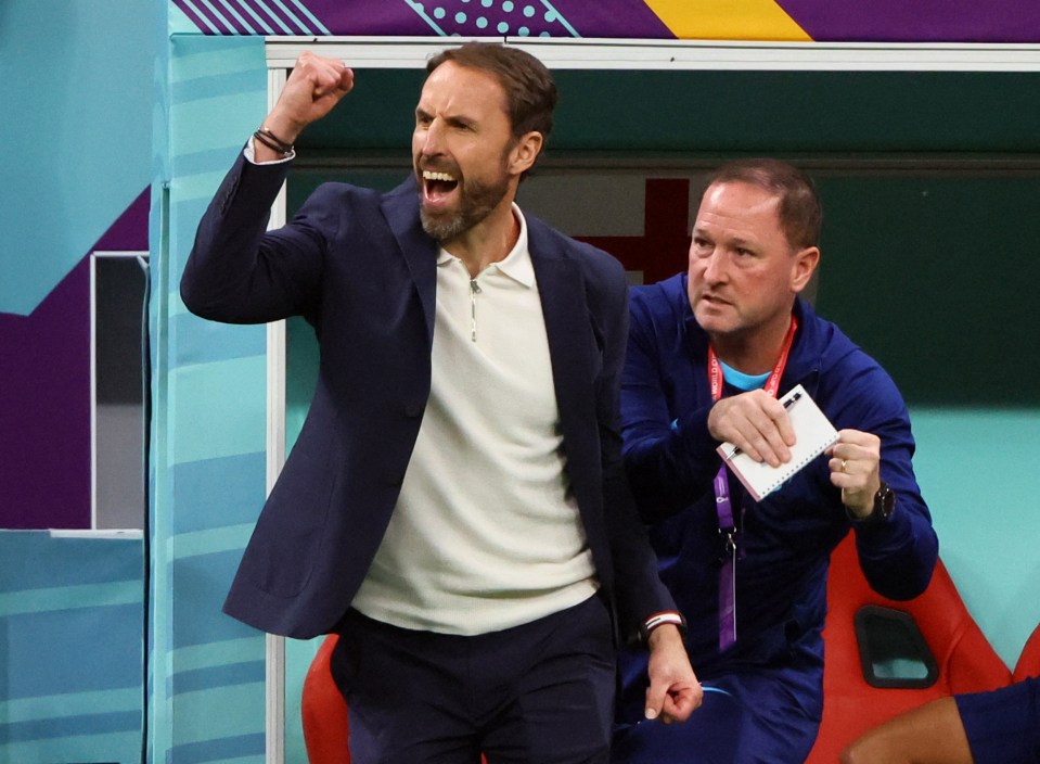 Gareth Southgate watched his side breeze into the quarter-finals