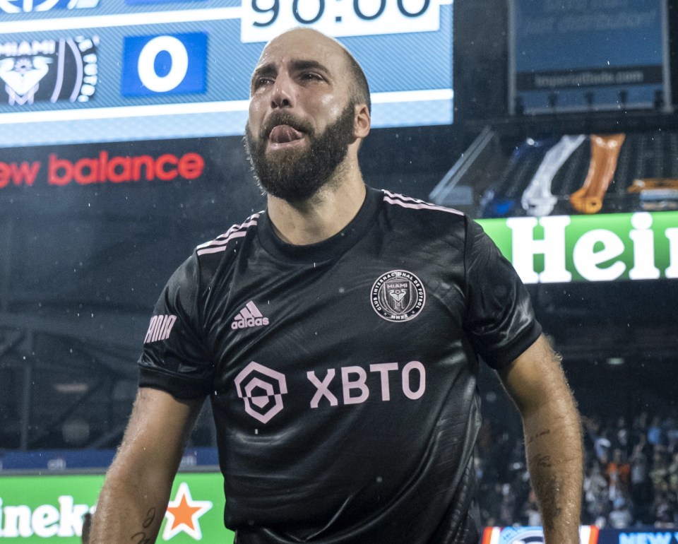 Gonzalo Higuain retired this year after three seasons with Inter Miami