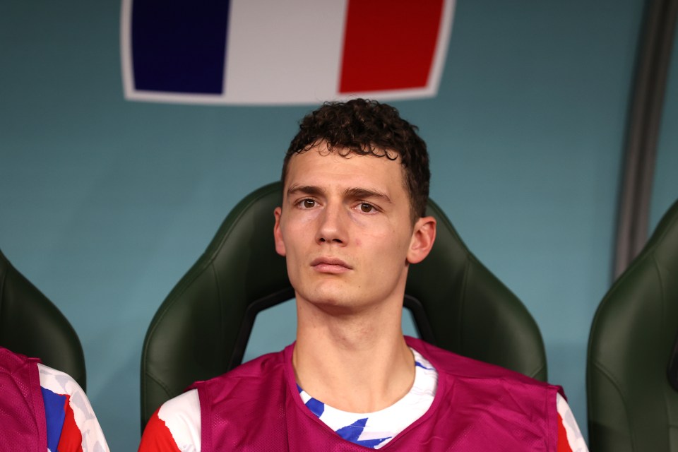 Benjamin Pavard was relegated to the bench after France's opening match