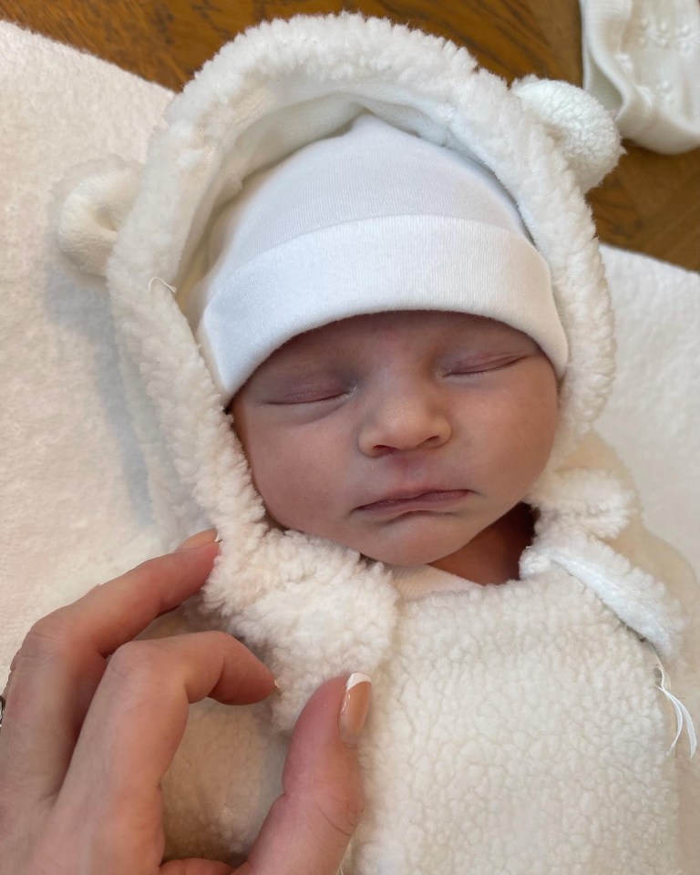 Billie Faiers' daughter Margot was all wrapped up to watch brother Arthur's nativity