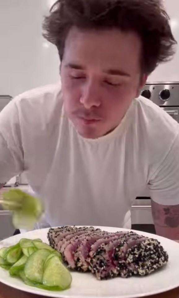 Brooklyn Beckham has revealed his latest recipe on Instagram