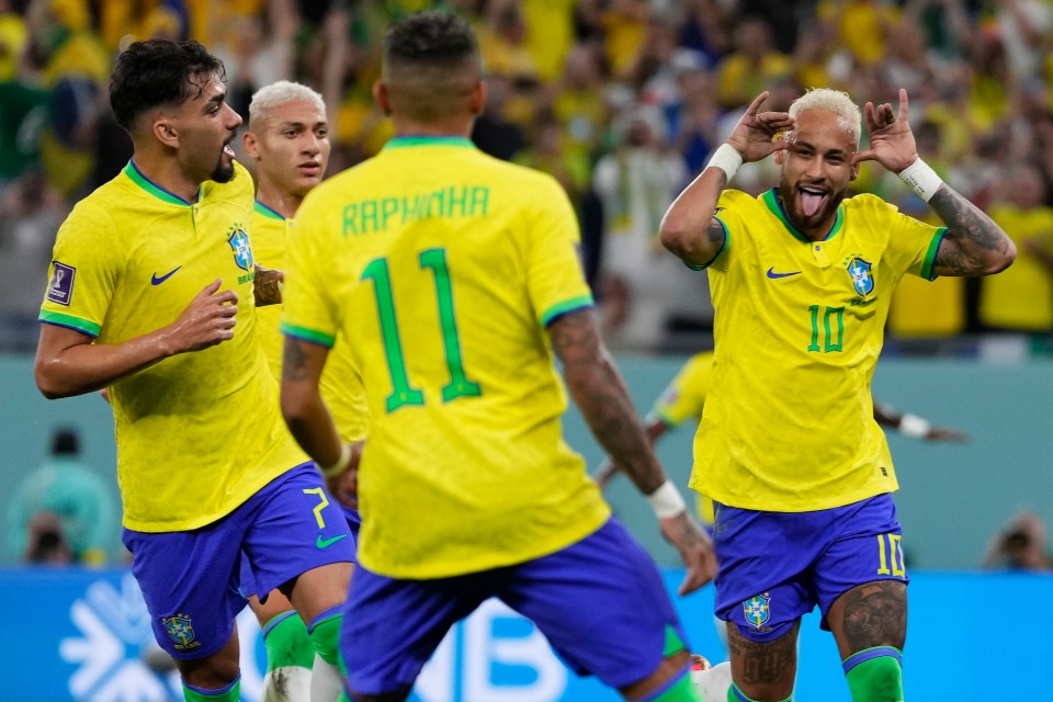 Brazil were in sumptuous form against South Korea last night