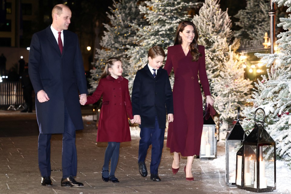 Prince Willaim and Kate will attend the Christmas Day gathering with their children