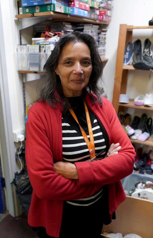 Anne Lawrence says more residents are relying on the charity shop