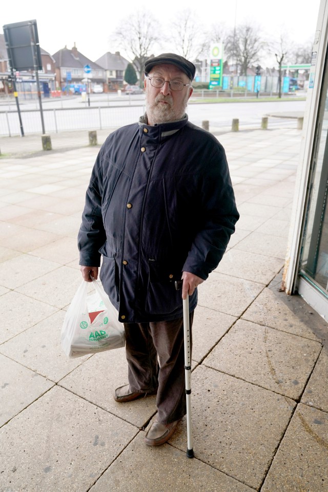 Henry Woolley relies on yellow stickered items in Tesco