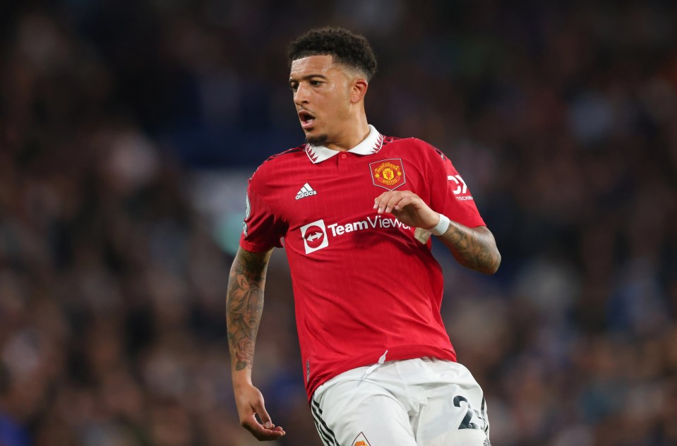 Manchester United ace Jadon Sancho has been struggling at Old Trafford