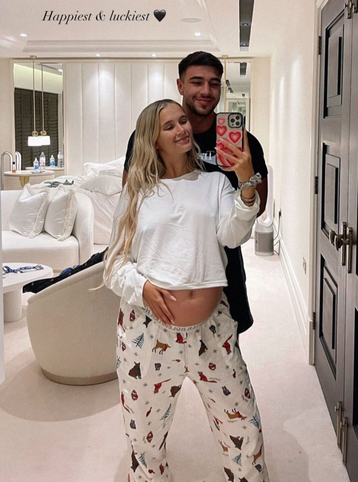 Molly and Love Island boyfriend Tommy will soon welcome their first child