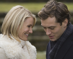 Cameron Diaz and Jude Law's characters has a whirlwind romance there