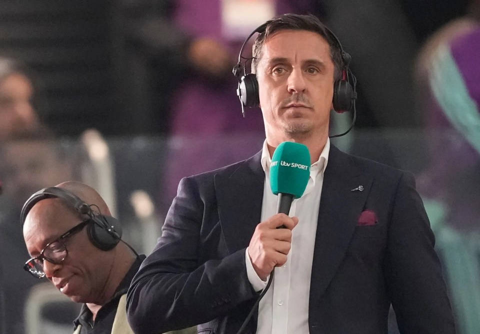 The race for that prestigious award Thick As A Plank Hypocrite Of The Year (TAAPHOTY) is really hotting up, pictured Gary Neville