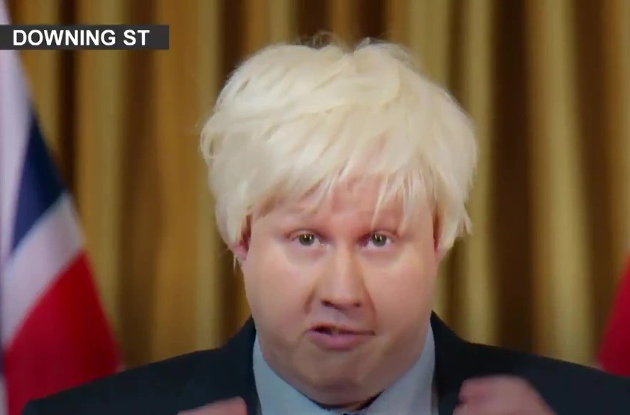 Matt brought his parody skills to the show, appearing here as Boris Johnson