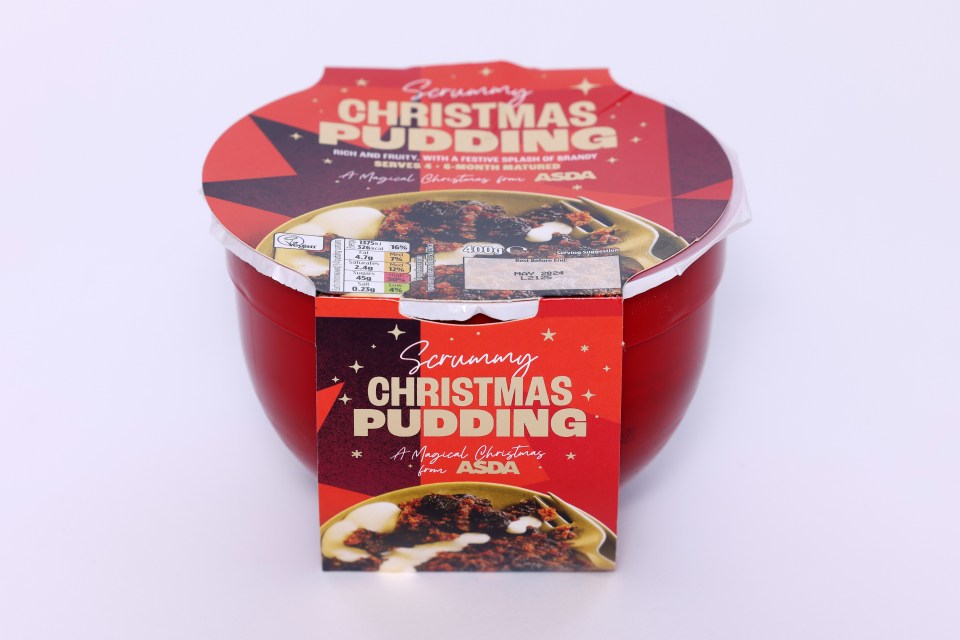 Asda's Scrummy Christmas Pudding was more like a cake than a pudding