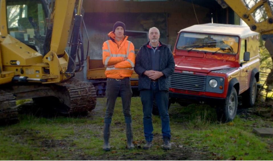 The first episode saw the father and son duo take on their first job – which was digging a series of pools in Cumbria