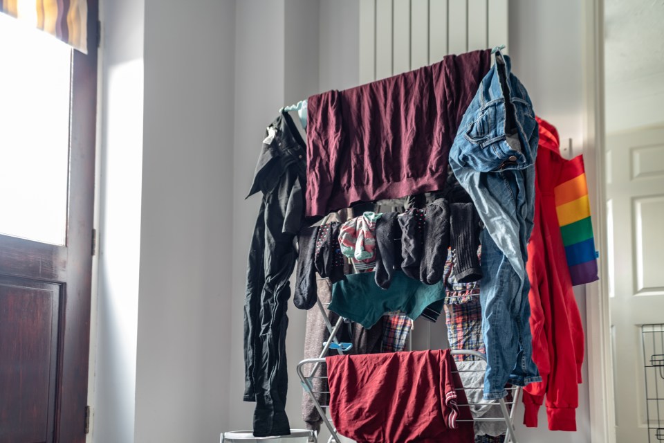 Using central heating, the average family could pay up to £24.72 per load or £1,360 per winter drying clothes