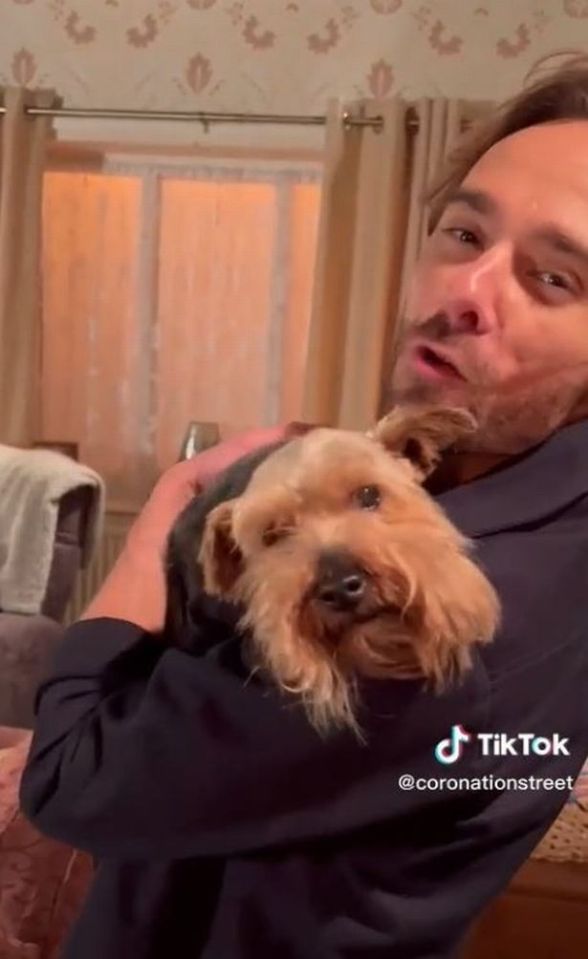 Jack showed off the new pooch in an adorable TikTok