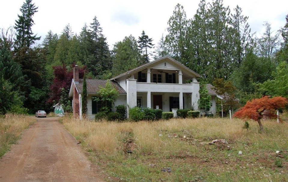 Courtney Love's old home in Olympia was left to crumble and decay