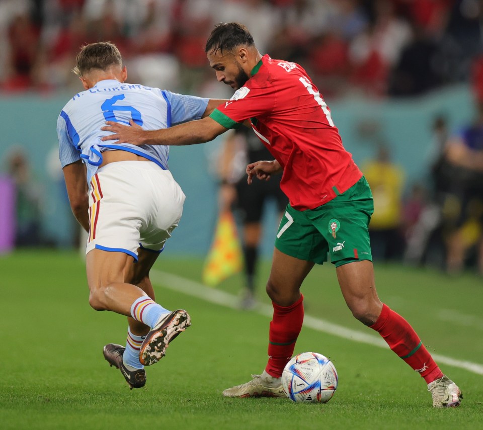 Boufal had Llorente on toast in the first half