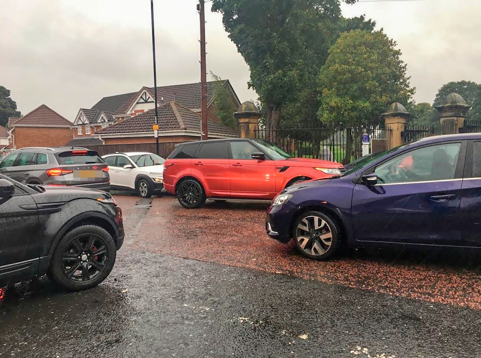 Cyclists reportedly whizz down the half-mile stretch near the school