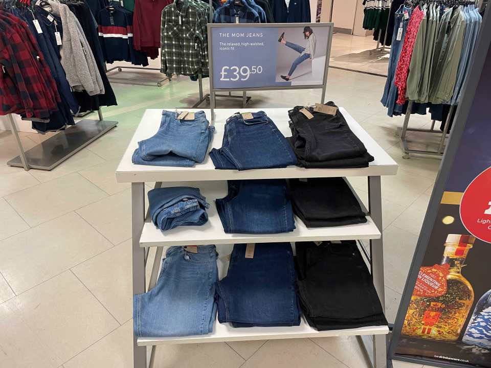 M&S have named a new range 'Mom Jeans' — angering customers with the US phrasing