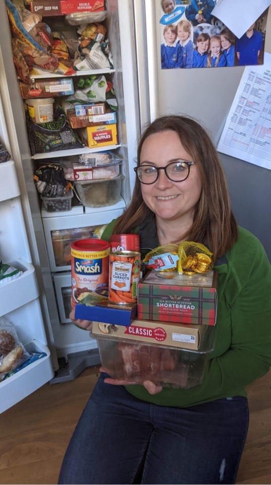 Cassie Cooper has all her Christmas food prepped and ready to go