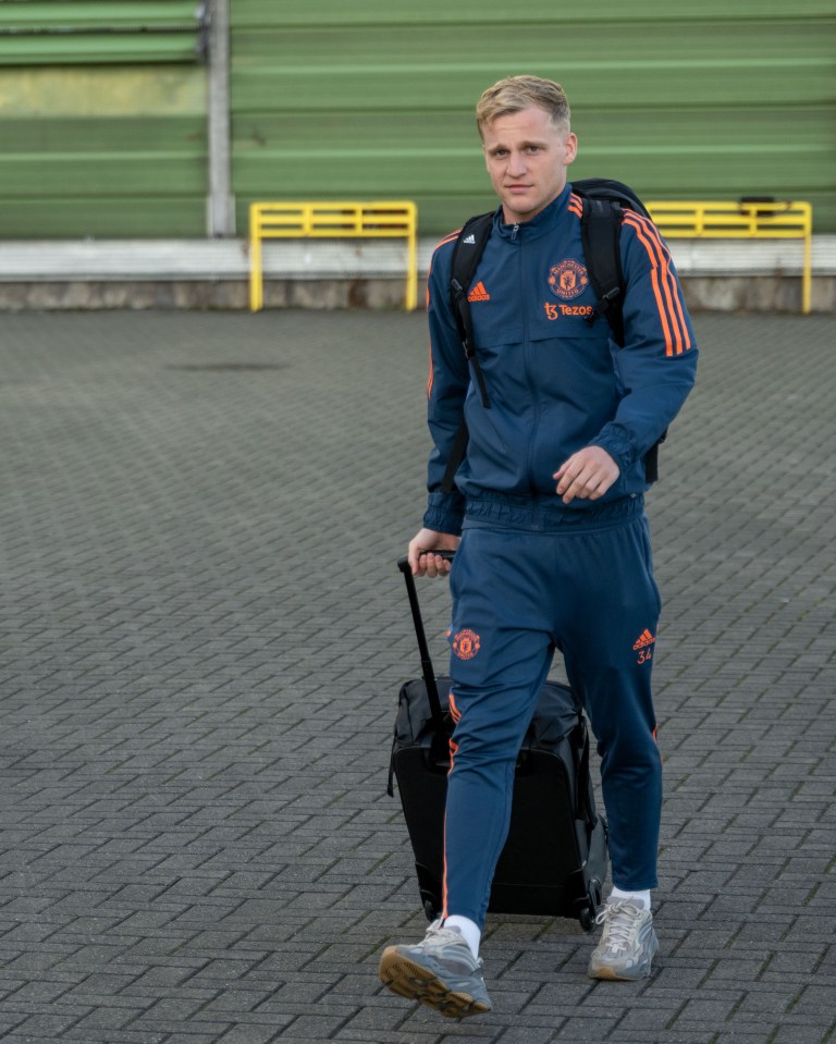 Donny van de Beek will be hoping the trip will be the jump start he needs for his Utd career