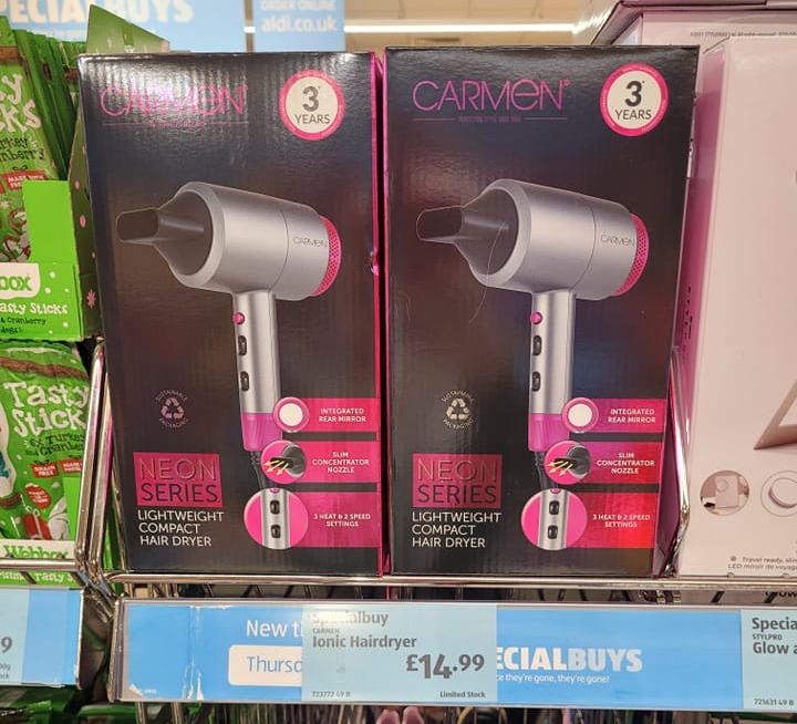 Beauty fans are going wild after Aldi dropped a dupe of the Dyson Supersonic hairdryer - and it's £345 cheaper