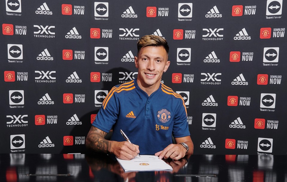 Lisandro Martinez signed for Manchester United last summer