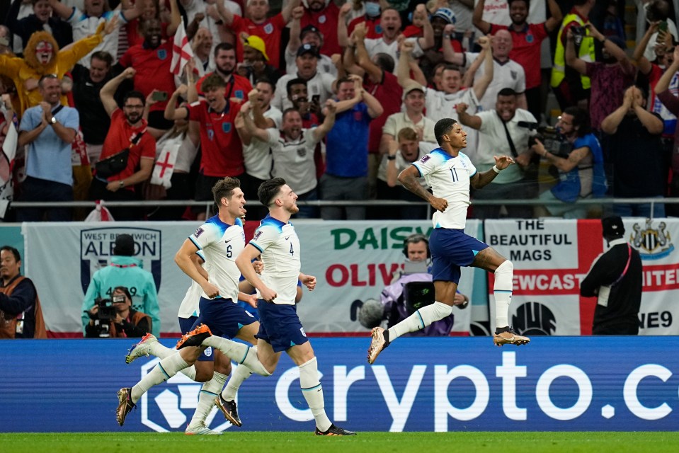 Outstanding Rashford scored twice as England comfortably beat Wales on Monday