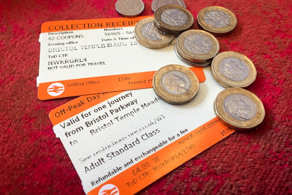 Train fares are to go up by nearly six per cent in March