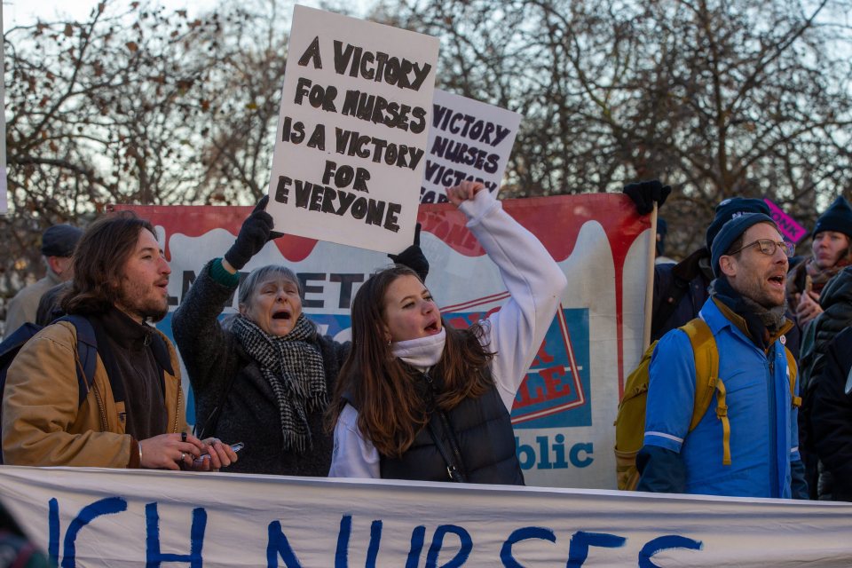 The intention of the NHS strikes is to cause hardship and chaos