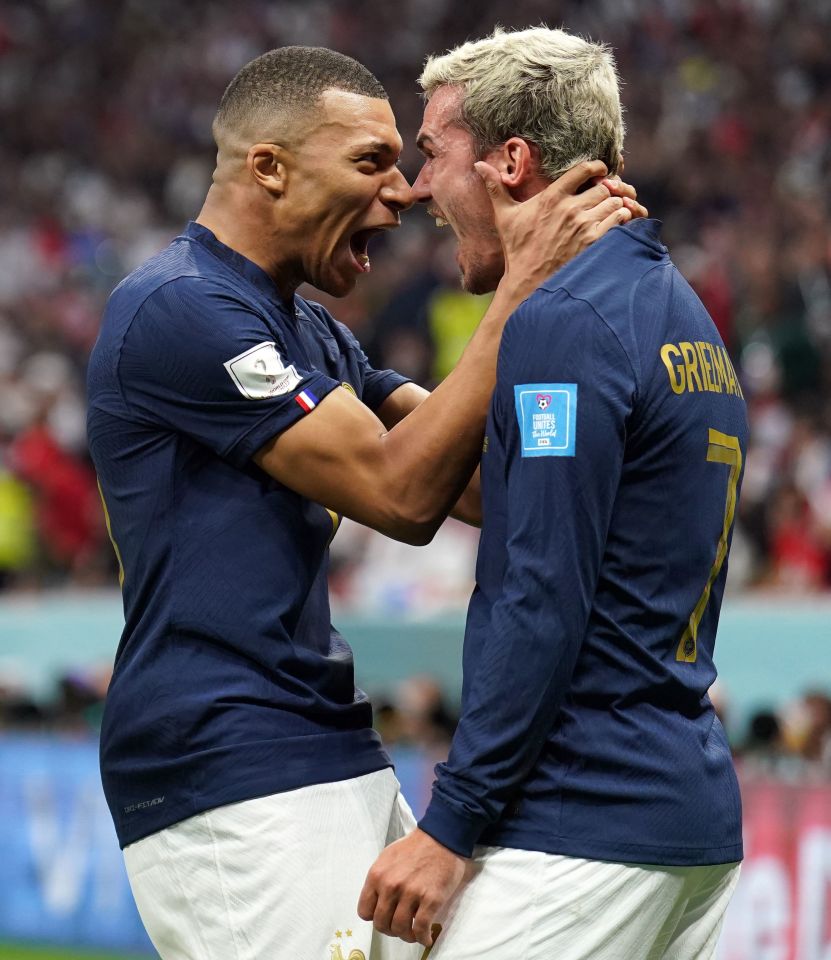 Kylian Mbappe and Antoine Griezmann will both start the semi-final