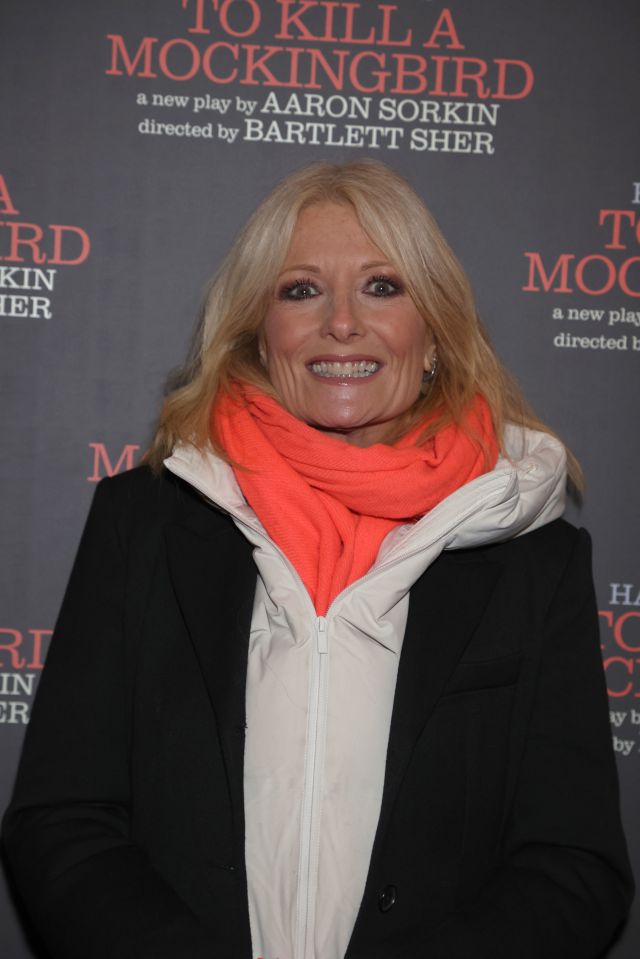 Gaby Roslin at a performance of To Kill a Mockingbird.