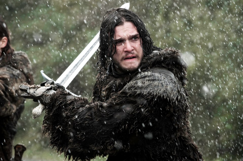 Kit Harington as Game Of Thrones character Jon Snow