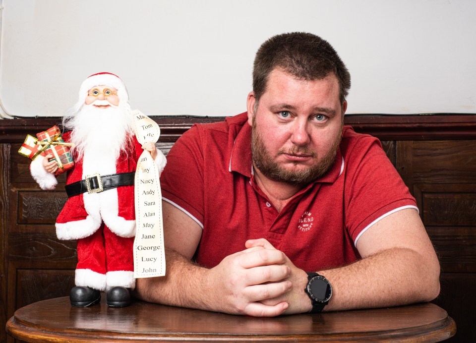 Gary avoids festive decorations and says his sense of anxiety worsens around the seasonal period