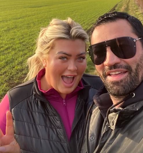 Gemma Collins with her fiancé Rami