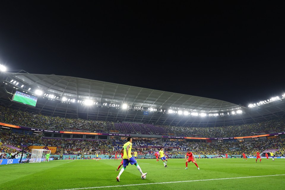 Brazil won the last of the 13 matches at the stadium