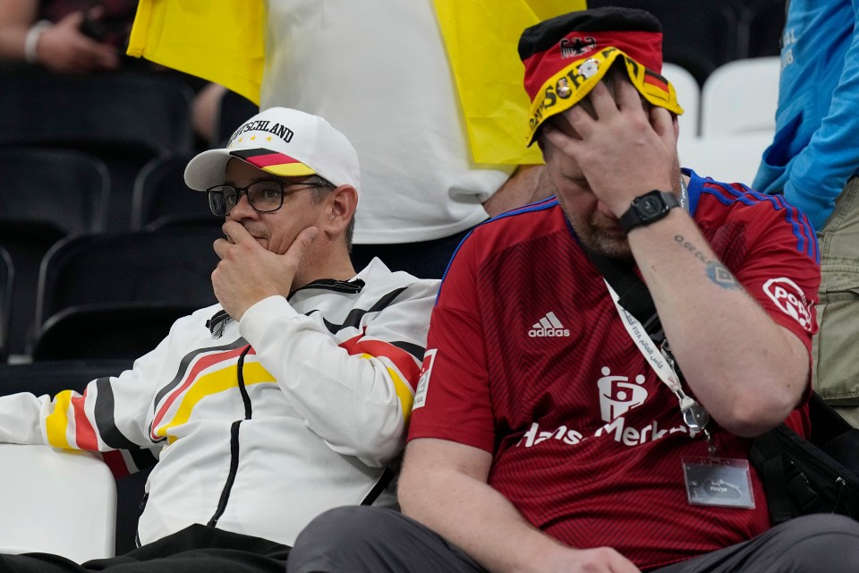 Germany fans struggle to take in their devasting exit