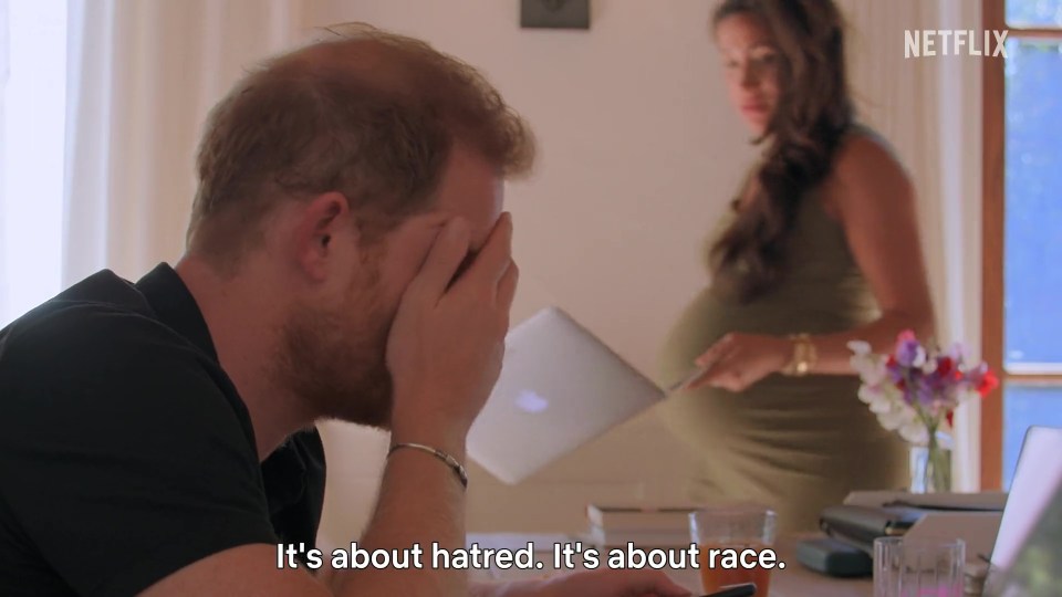 A rare image of pregnant Meghan Markle was released in a second trailer for their Netlix series