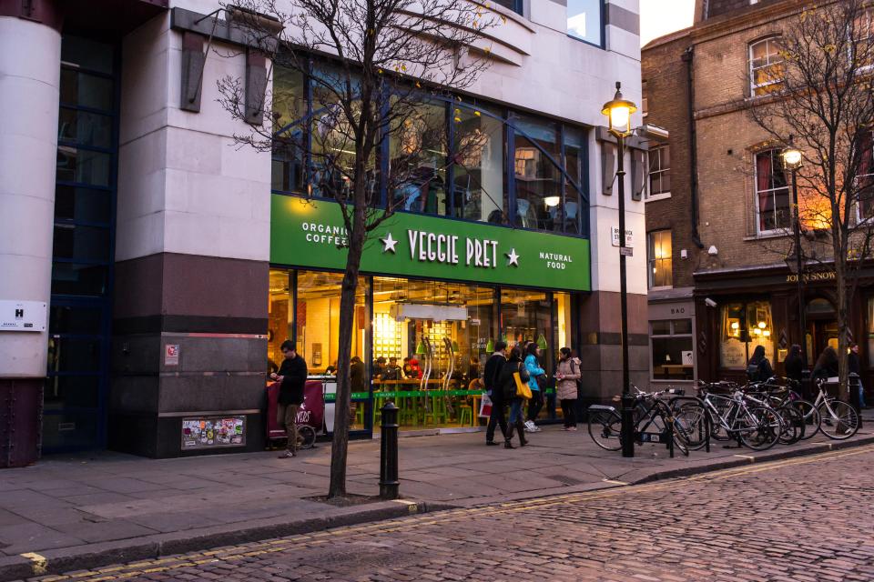 Sandwich chain Pret A Manger to shut almost all its meat-free Veggie Pret branches