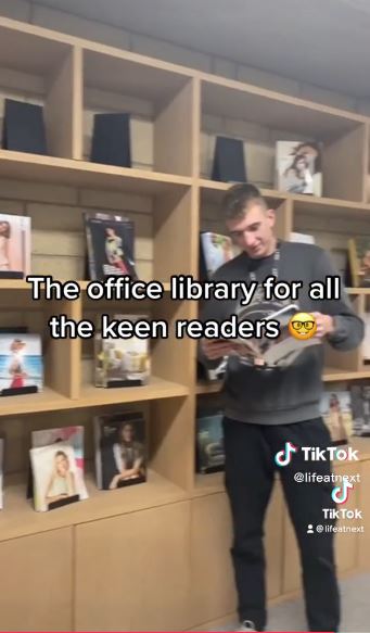 Staff enjoy their own library too