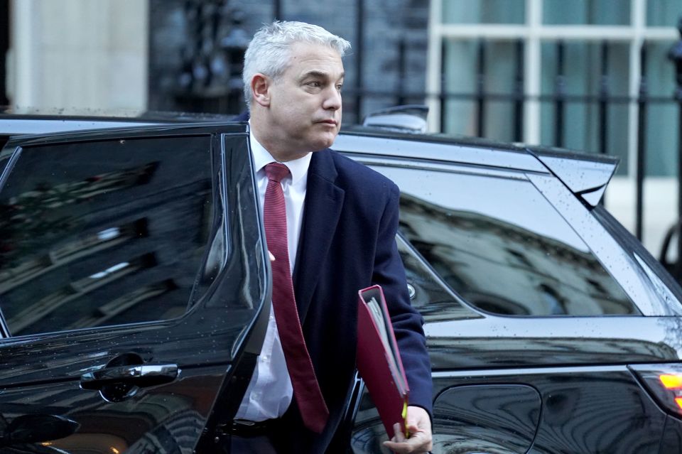 Health Secretary Steve Barclay this morning arrived at Downing street ahead of a cabinet meeting