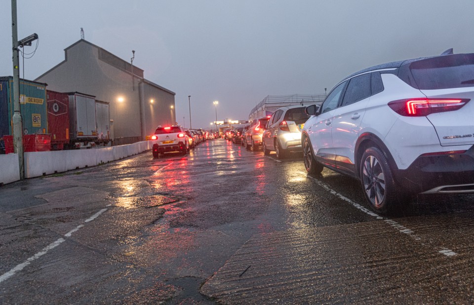 The port of Newhaven in East Sussex is also being affected by strikes