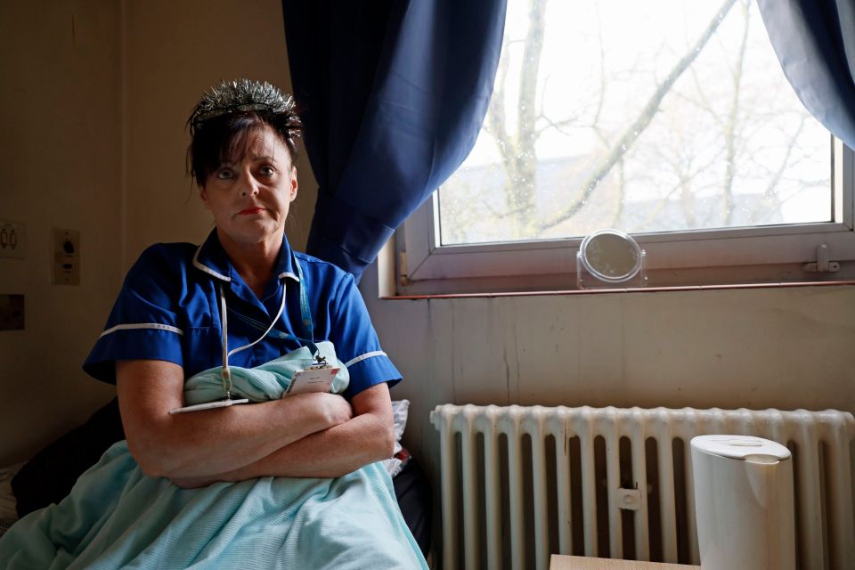 Hospital worker Susan Crabtree has been without heating and hot water for three months