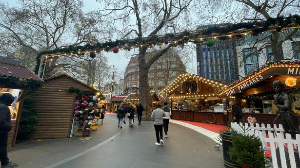 Christmas in Leicester Square was 'incredibly festive'