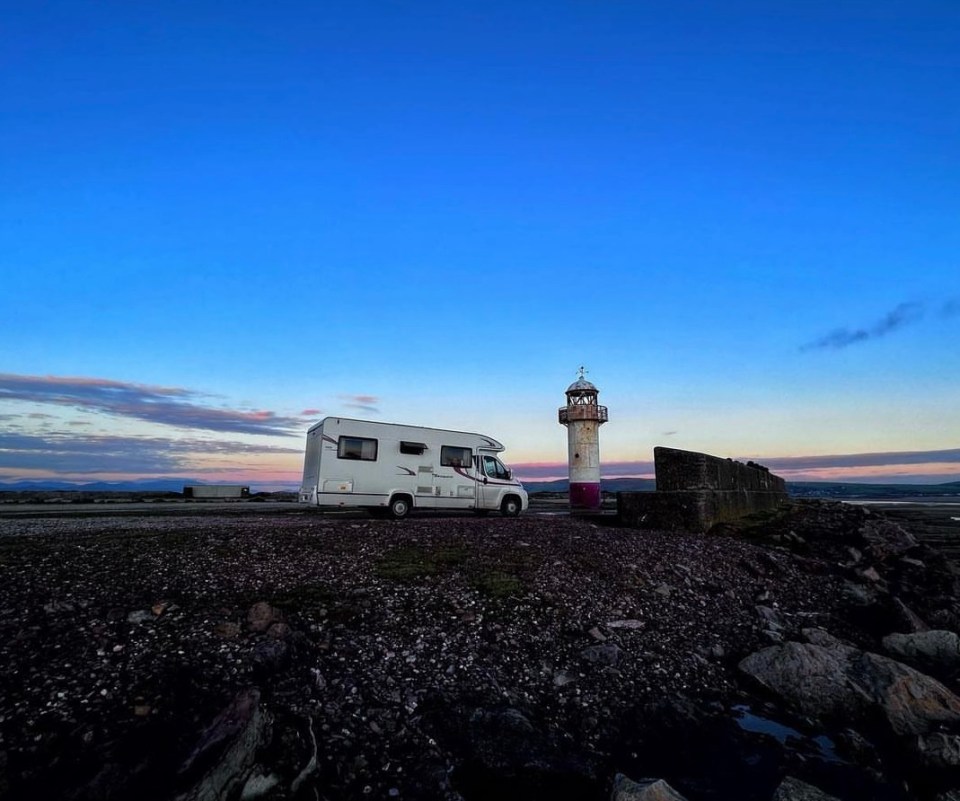 The couple love living in their van and appreciate the freedom it gives them