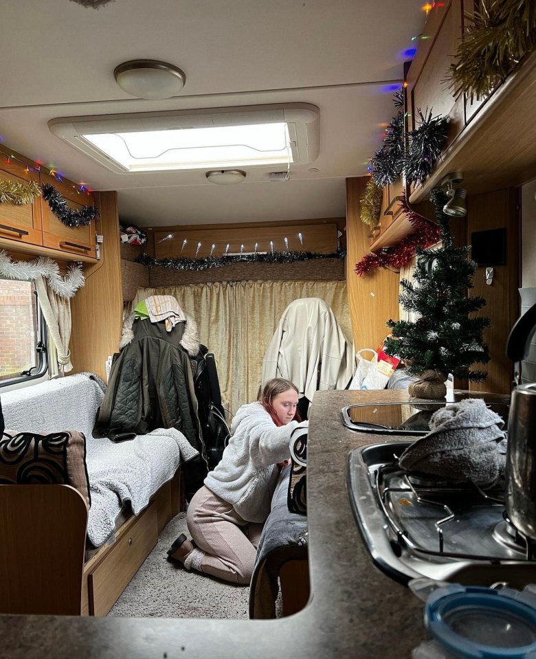 The couple are looking forward to enjoying their festive break together on wheels