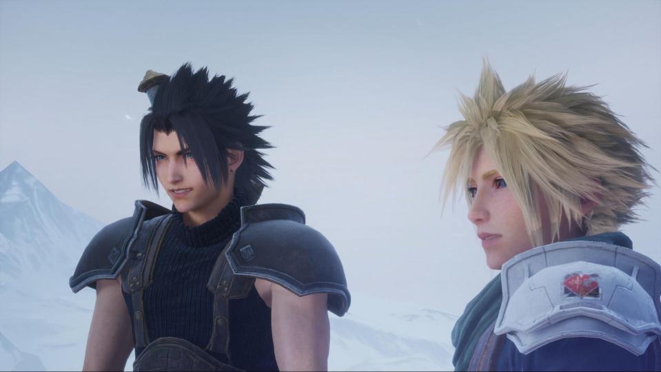 Zack and Cloud before two became one.