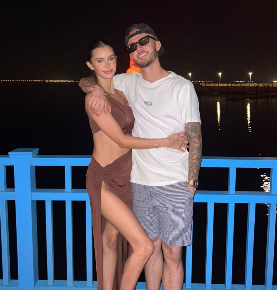 James Maddison and girlfriend Kennedy Alexa enjoyed some couple time in Qatar