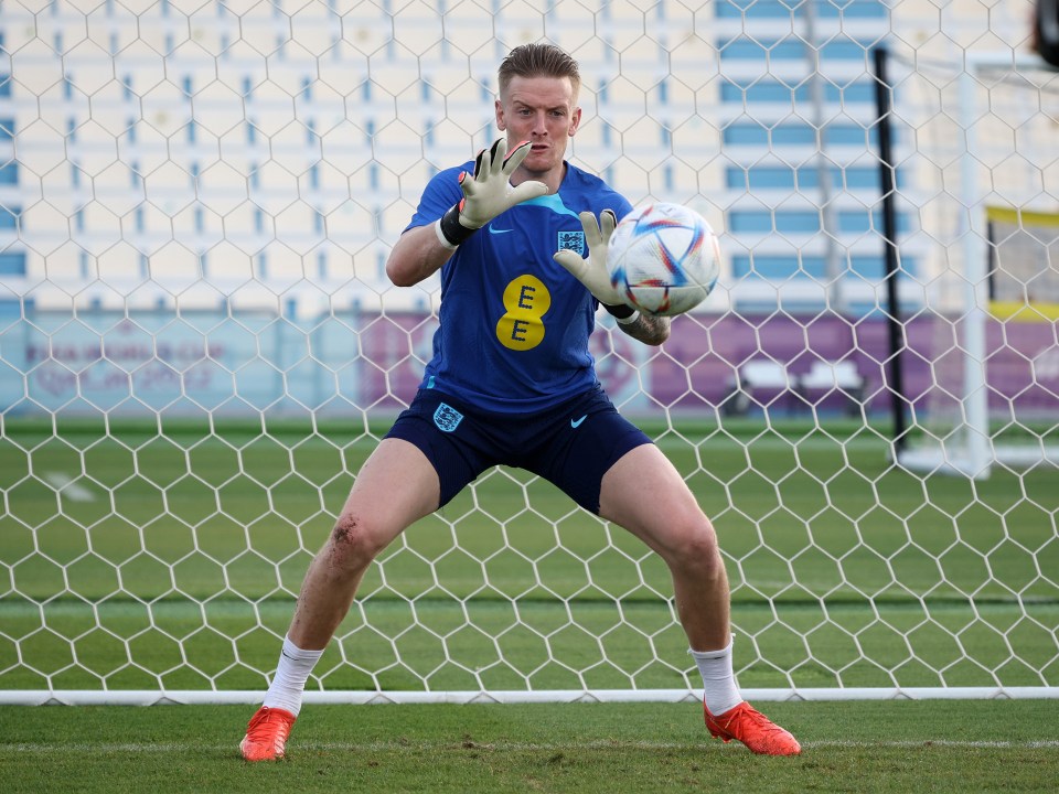 Keeper Jordan Pickford hopes to stand up to the challenge of Kylian Mbappe and Co when England face France in the quarter-finals on Saturday