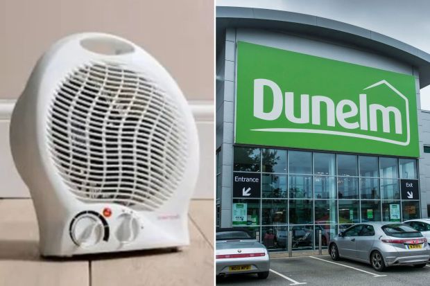 Shoppers impressed with Dunelm's £14 fan heater